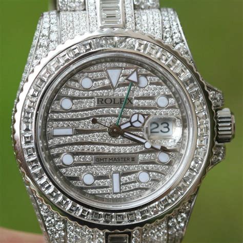 rolex gmt master 2 iced out preis